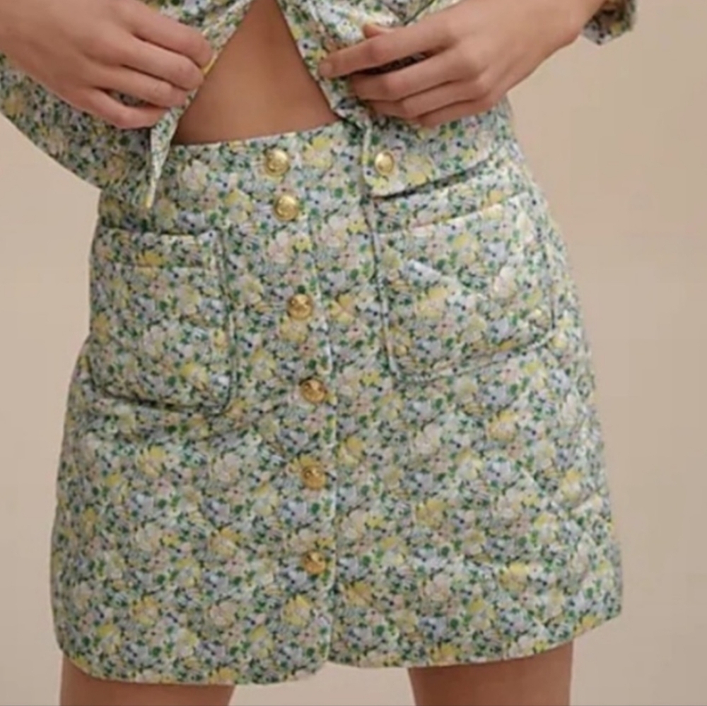 J. Crew Quilt Liberty Fabric Skirt